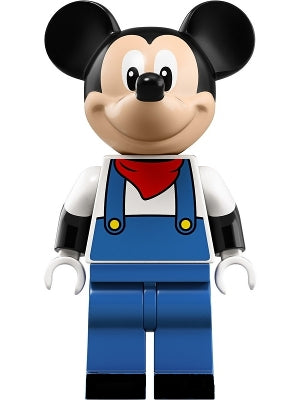 DIS042 Mickey Mouse - Blue Overalls, Red Bandana
