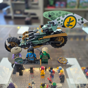 fahrradhelm ninjago 71745 Ninjago Lloyd's Jungle Chopper Bike (Retired) (Previously Owned) –  Bricks and Minifigs Ontario