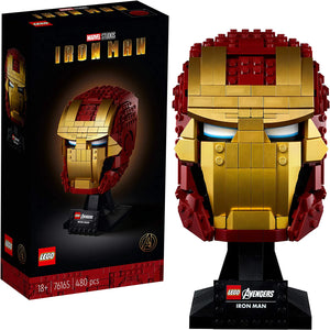 $300 iron man helmet 76165 Marvel Avengers Iron Man Helmet (Retired) (Certified Complete) – Bricks and Minifigs Ontario