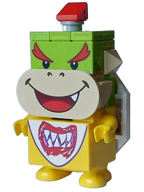 MAR0184 Bowser Jr. - 1 Lime Brick 1 x 1, 1 Red Brick 1 x 1
