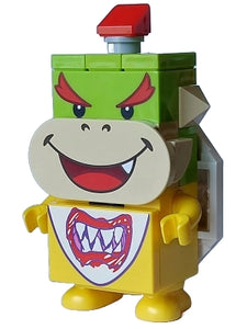 MAR0184 Bowser Jr. - 1 Lime Brick 1 x 1, 1 Red Brick 1 x 1