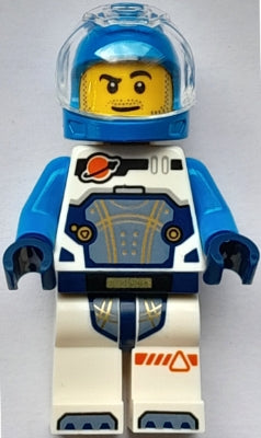 CTY1775 Astronaut - Male, White Spacesuit with Dark Azure Arms