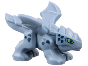 3215pb01 Dragon, Baby with 4 Feet and Open Wings