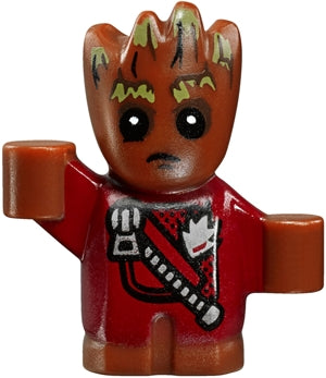 SH381 Groot - Baby, Red Outfit with Zipper