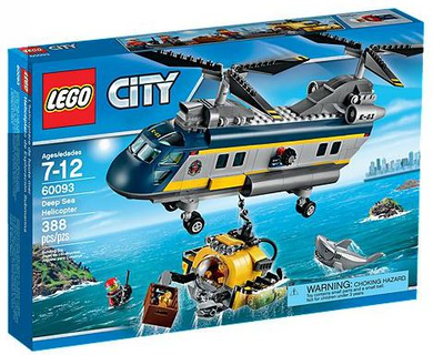 60093 Deep Sea Helicopter (Retired) (Certified Complete)