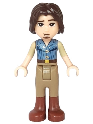 DP007 Flynn Rider - Mini Doll, Sand Blue Vest