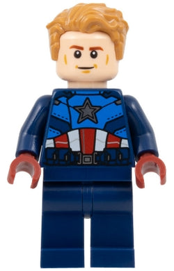 SH0908 Captain America - Dark Blue Suit, Dark Red Hands