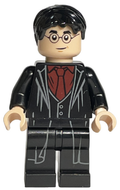 HP232 Harry Potter - Dark Red Shirt and Tie, Black Robe
