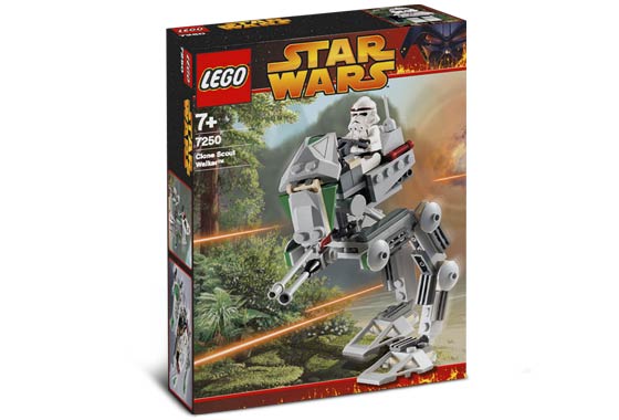7250 LEGO Star Wars Clone Scout Walker (Retired) (Certified Complete)