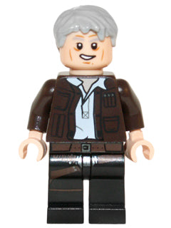 SW0675 Han Solo, Old (Lopsided Grin)
