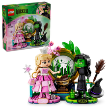 75682 Wicked Elphaba & Glinda Figures (Retired) (Open Box, Sealed Bags)