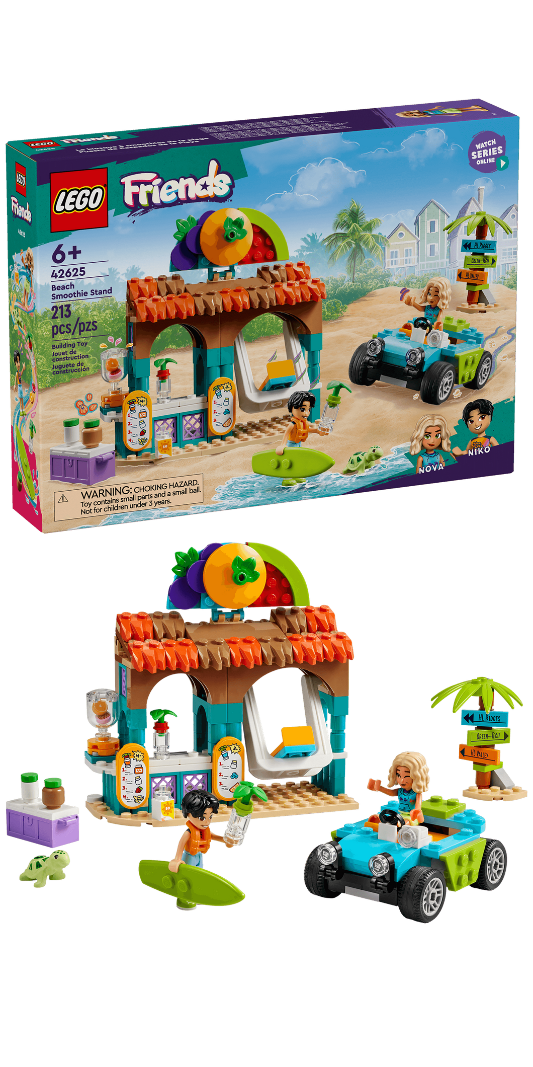 42625 LEGO Friends: Beach Smoothie Stand – Bricks and Minifigs Ontario