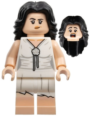 IAJ050 Marion Ravenwood - White Tattered Dress