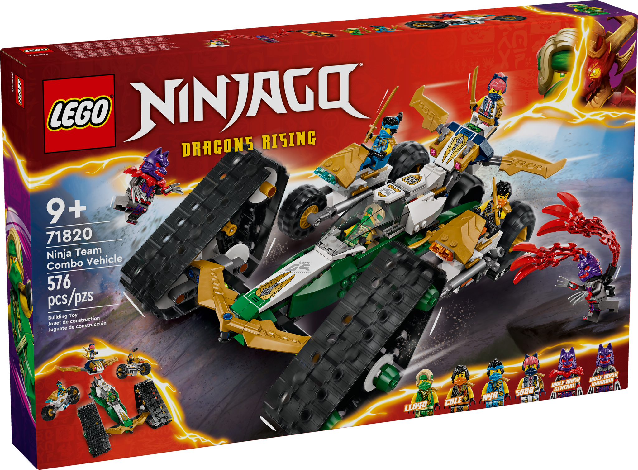71820 LEGO Ninjago: Ninja Team Combo Vehicle – Bricks and Minifigs