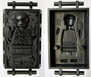 87561pb01 Minifigure, Utensil Carbonite Block with Bar Handles with Han Solo Pattern