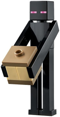 MIN139 Enderman - Tan Block with Dark Tan Top and Bottom