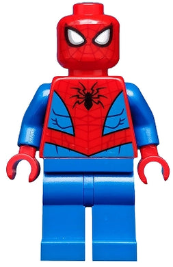 SH546 Spider-Man - Dark Red Web Pattern, Blue Legs
