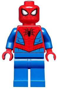 SH546 Spider-Man - Dark Red Web Pattern, Blue Legs