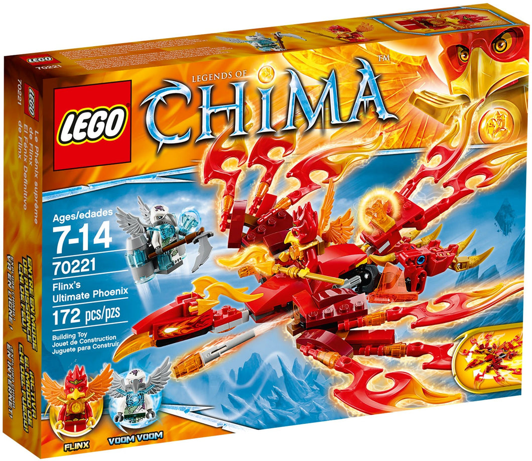 70221 Chima Flinx's Ultimate Phoenix (Retired) (Certified Complete)