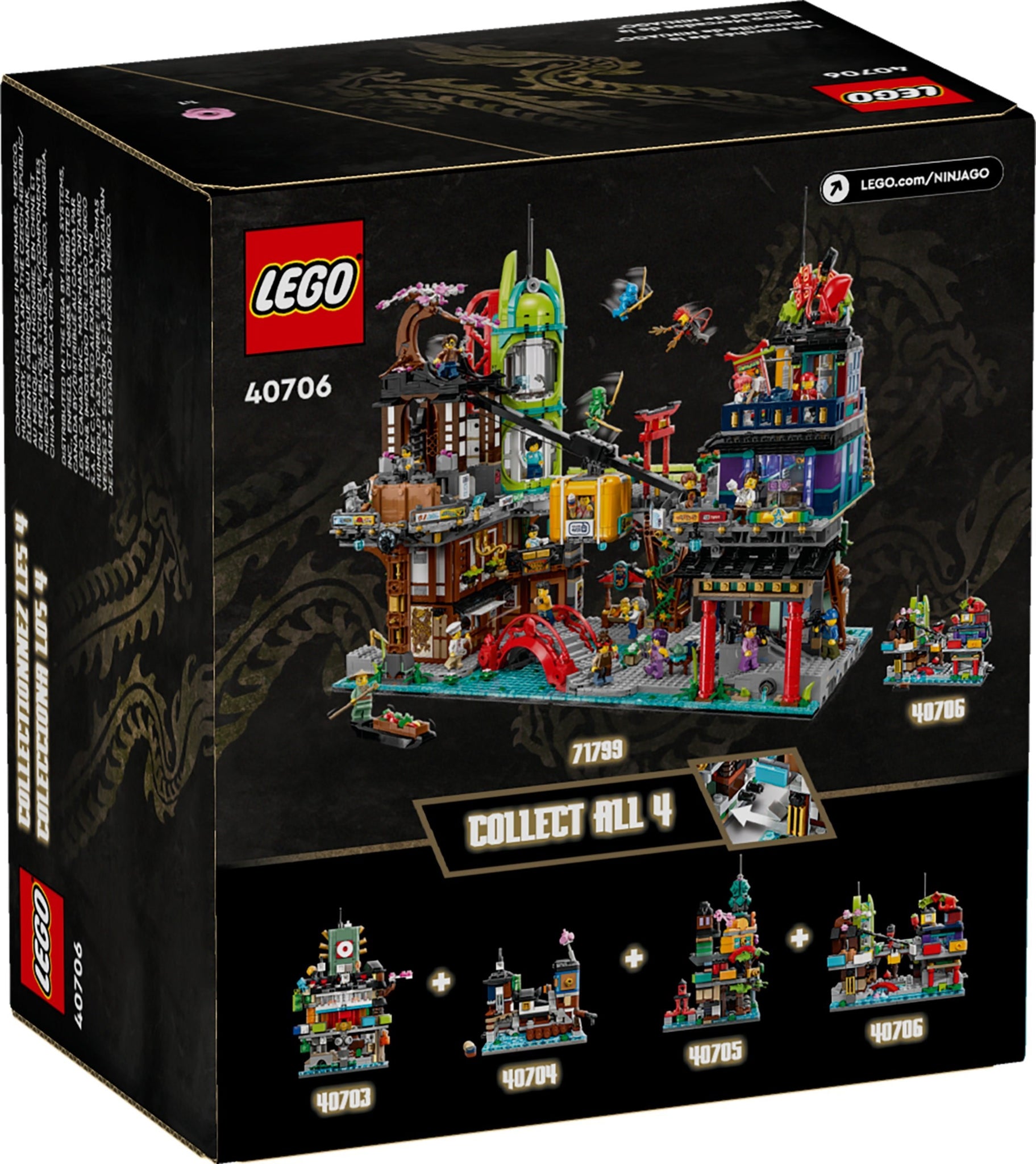 40706 LEGO Ninjago: Micro NINJAGO City Markets (Retired) (New