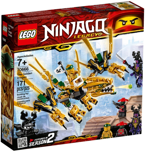 70666 LEGO Ninjago: The Golden Dragon (Retired) (Certified Complete)