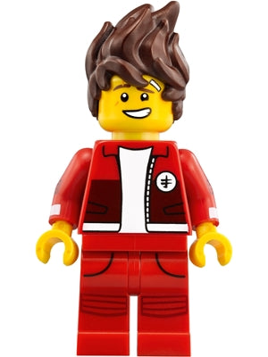 NJO0327 Kai - The LEGO Ninjago Movie, Hair, Red Legs and Jacket