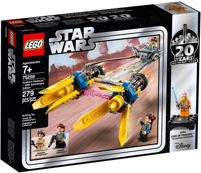 75258 Anakin's Podracer – 20th Anniversary Edition (Retired) (Certified Complete)