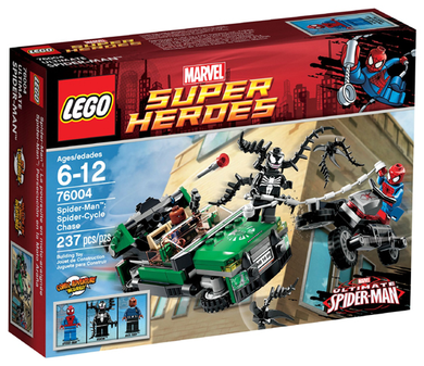 76004 Spider-Man: Spider-Cycle Chase (Retired) (New Sealed)