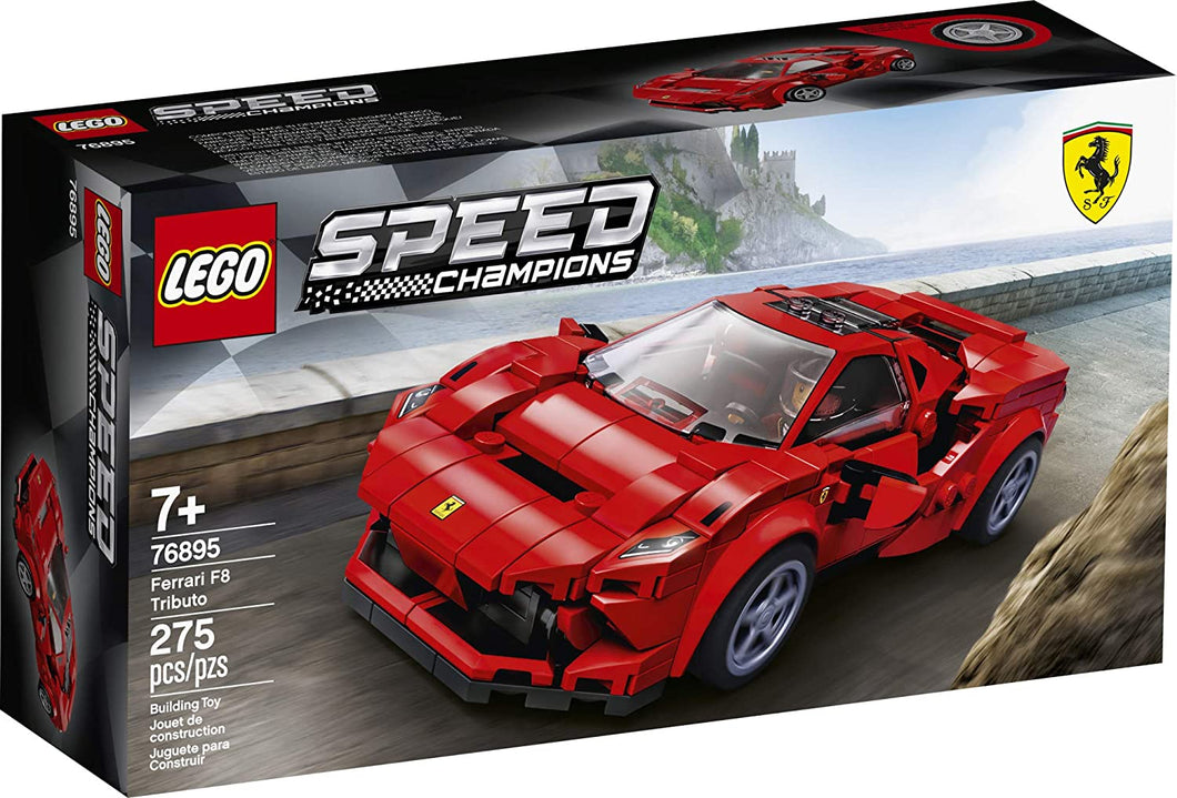 76895 LEGO Speed Champions: Ferrari F8 Tributo (Retired) (Certified Complete)