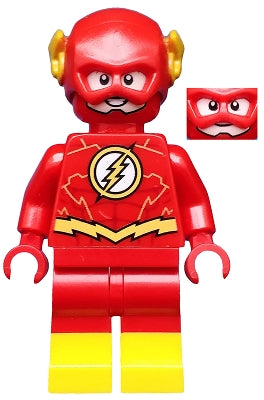 SH549 The Flash - Gold Outlines on Chest and Yellow Boots