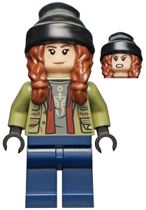 JW078 Maisie Lockwood - Olive Green Jacket, Black Beanie