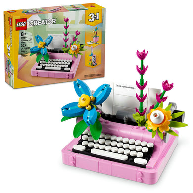 31169 Typewriter with Flowers