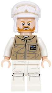 SW0736 Hoth Rebel Trooper Dark Tan Uniform (Brown Beard)