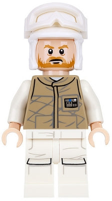 SW0736 Hoth Rebel Trooper Dark Tan Uniform (Brown Beard)