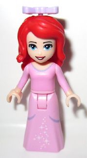 DP004 Ariel, Human - Bright Pink Dress