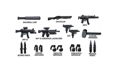 Big Kid Brix Modern Weapons 2 (BLACK) Pack