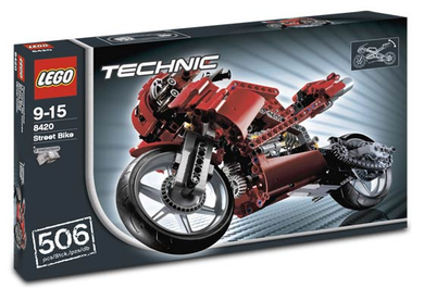 8420 LEGO Technic: Street Bike (Retired) (Certified Complete)