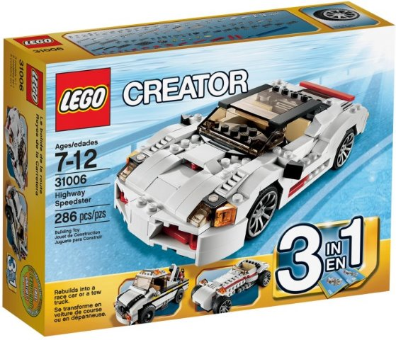 31006 Creator 3 in 1 Highway Speedster (Retired) (Certified Complete)