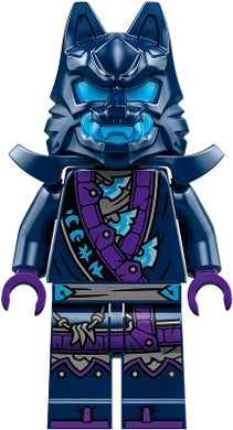 NJO851 Wolf Mask Claw Warrior - Dark Blue and Dark Azure Mask