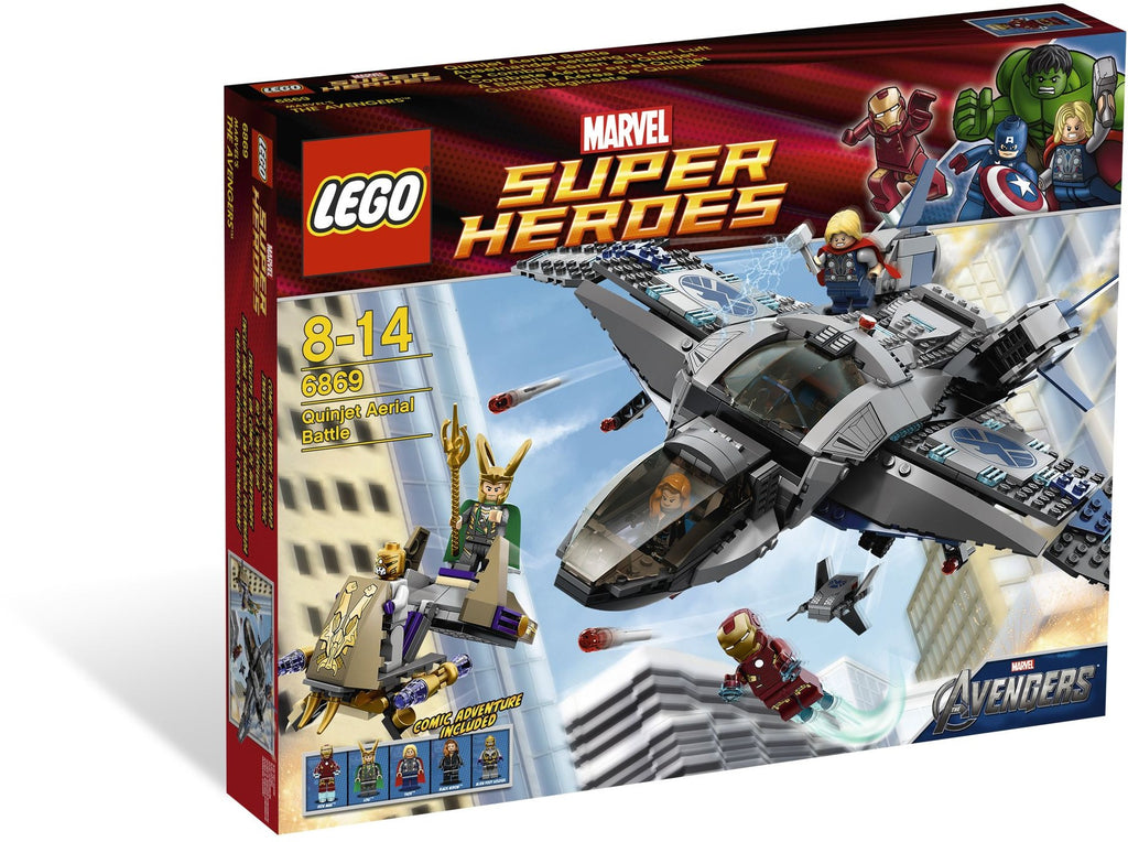 6869 LEGO Marvel: Quinjet Aerial Battle (Retired) (New Sealed) – Bricks ...