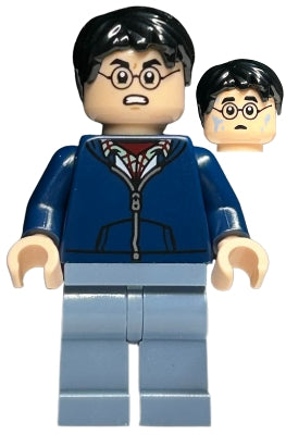 HP443 Harry Potter - Dark Blue Hoodie, Sand Blue Legs