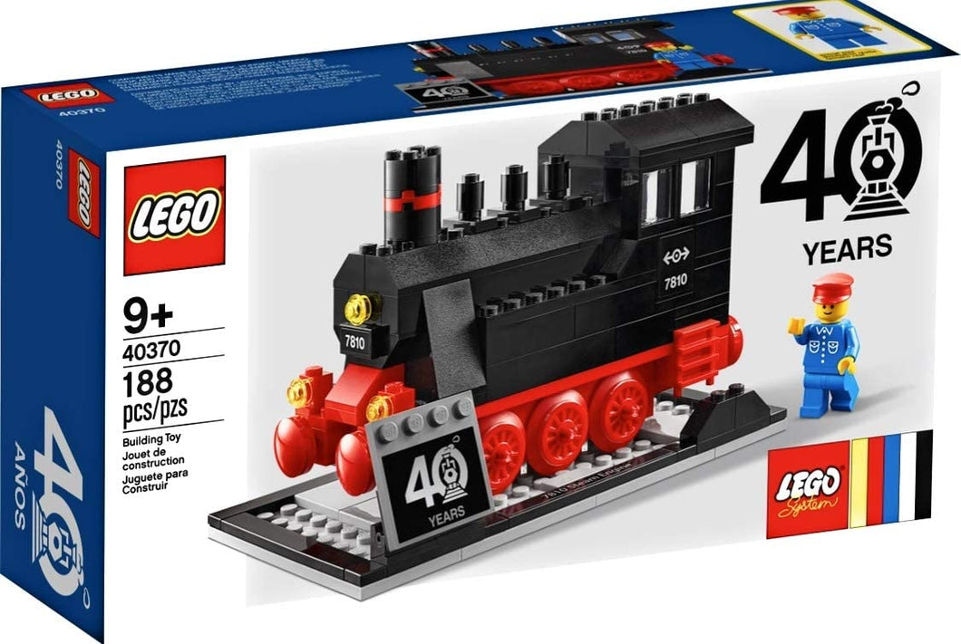 40370 Steam Engine 40 Years (Retired) (Certified Complete)