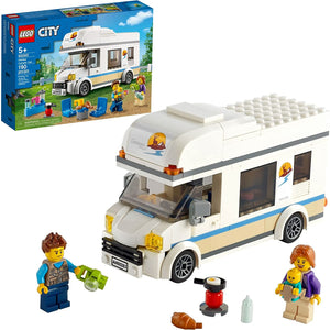 60283 City Great Vehicles Holiday Camper Van (Retired) (Certified Complete)