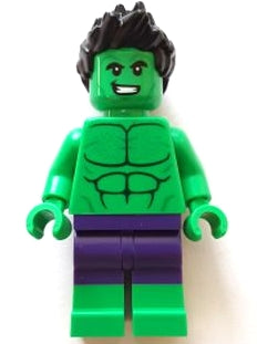 SH0857 Hulk - Minifigure, Dark Purple Pants