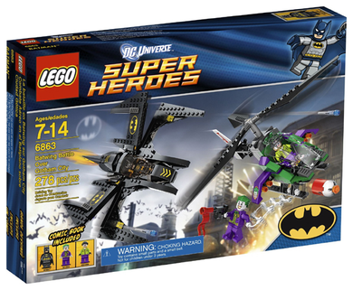 6863 Batwing Battle Over Gotham City (Retired) (Open Box, Sealed Bags)