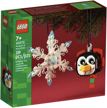 40572 LEGO Penguin & Snowflake Ornaments (Certified Complete)