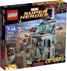 76038 Attack on Avengers Tower (Certified Complete) (Retired)
