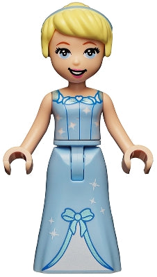 DP095 Cinderella - Dress with Sparkles and Bow, Thin Hinge