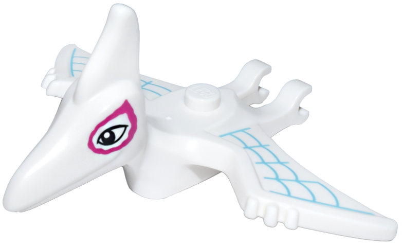 6937pb01 Dinosaur Pteranodon with 1 Stud with Black Eyes