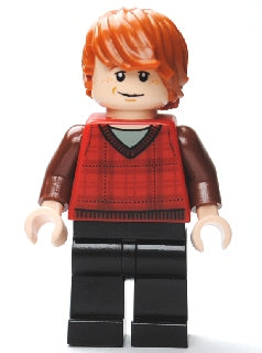 HP113 Ron Weasley - Red Tartan Sweater, Black Legs